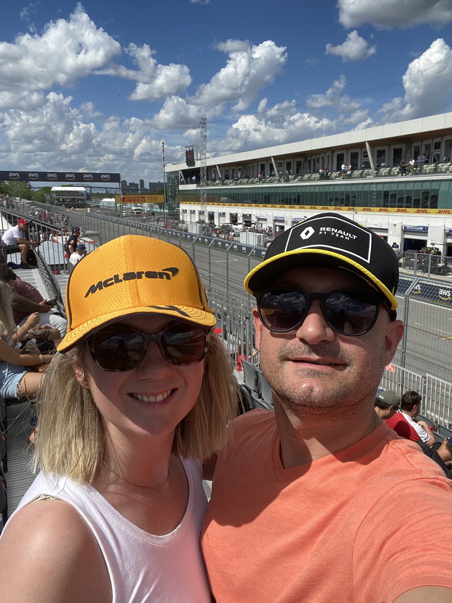 alexpression_'s tweet photo. Celebrating 10 years of marriage @F1GPCanada #TrackTv https://t.co/BFaUrgfN9m