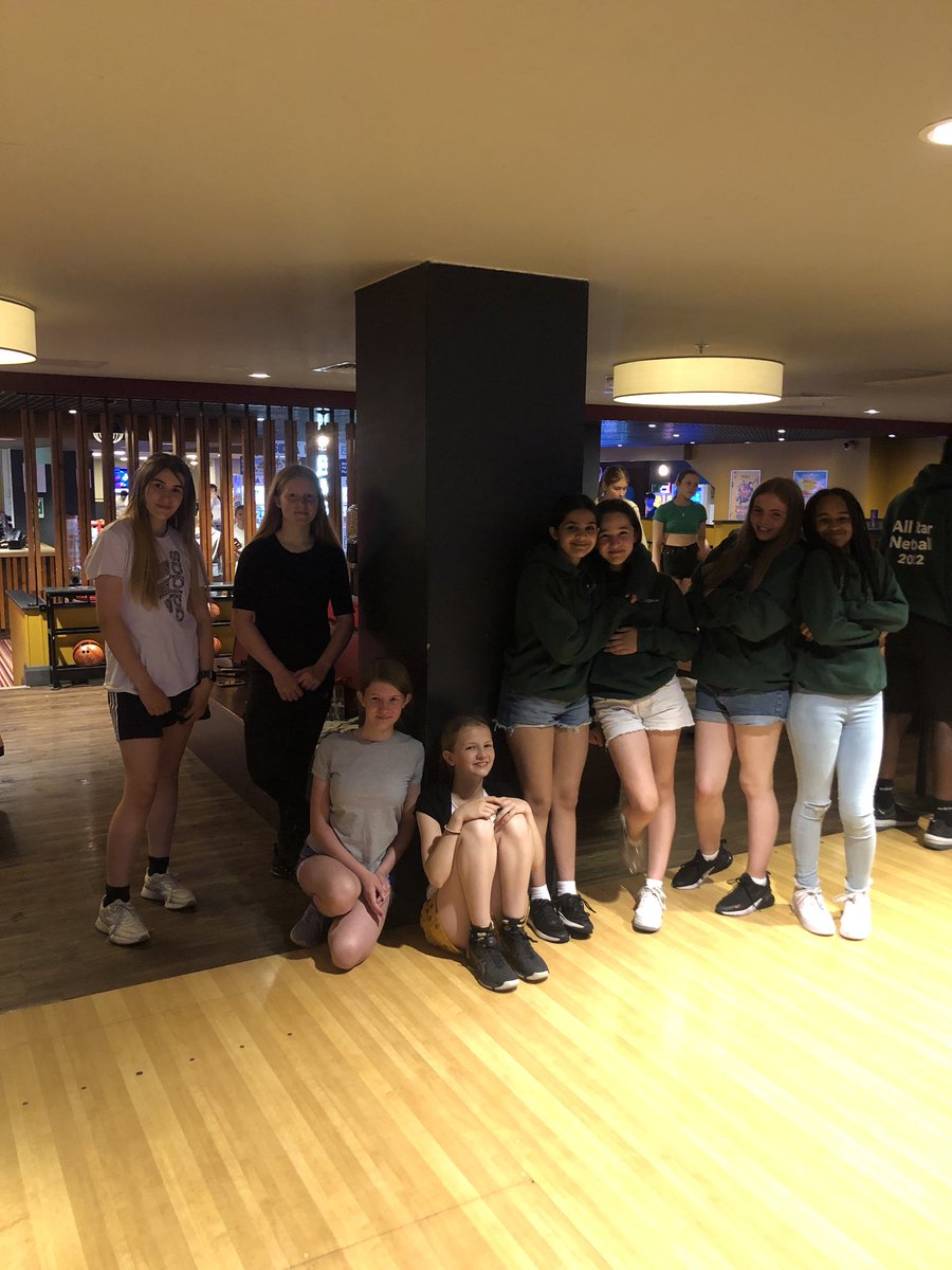 DRETsport's tweet photo. Our Netball All Stars have been out into Cardiff this evening to try their hand at bowling π³ #DretAllStars #NetballAllStars https://t.co/uZZE26wmkr