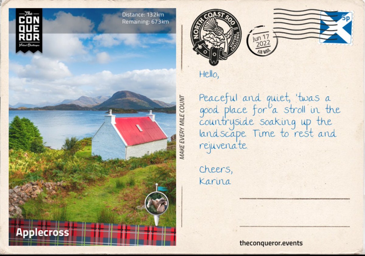 karina_kk24's tweet image. #scotland #virtualchallenges #theconqueror