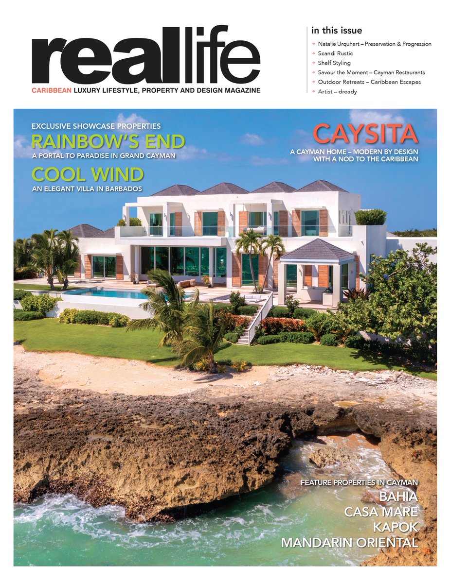 OUT NOW – REAL LIFE, SUMMER 2022 | The fabulous new issue of <a href="/REALLIFEmag/">REAL LIFE Caribbean</a> is out now! In this issue, we share a selection of the Caribbean's most luxurious properties, lifestyle and design articles! #reallifemagazine #reallifecaribbean #reallifecayman #reallife