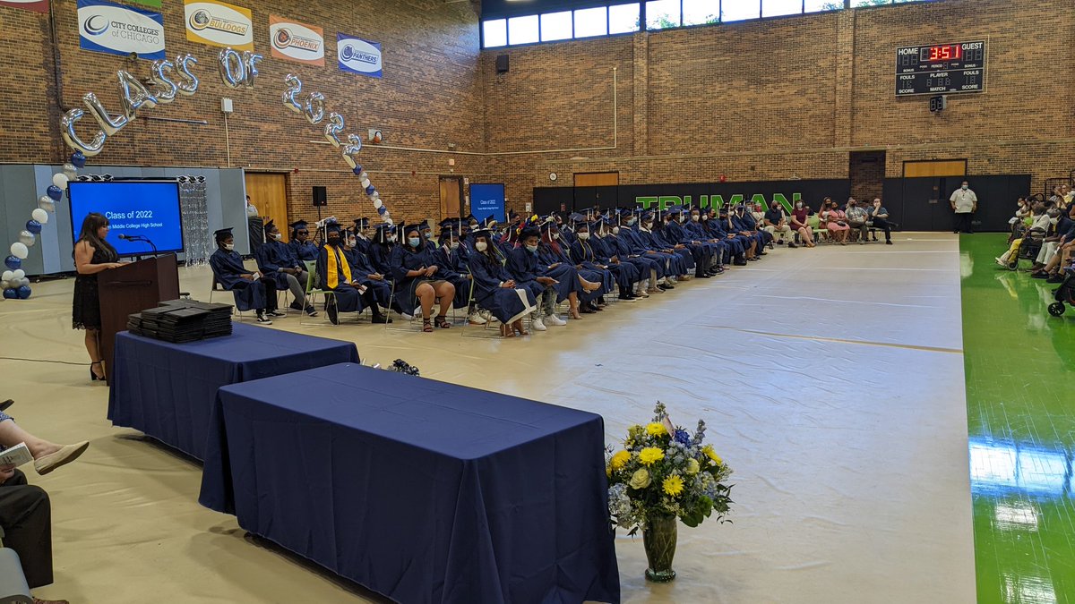 Truman Middle College High School graduates! <a href="/ASNChicago/">ASN</a>