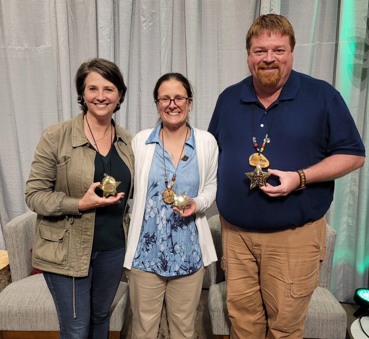 JesseKak's tweet photo. Congrats to our @PLT gold star award winners from 2021 and 2022 - LeeAnn, Rachel and Rob! PLT Gold Star Awards are given to outstanding leaders and partners in the @PLT community! #PLTConf https://t.co/RAQAB4h5MI