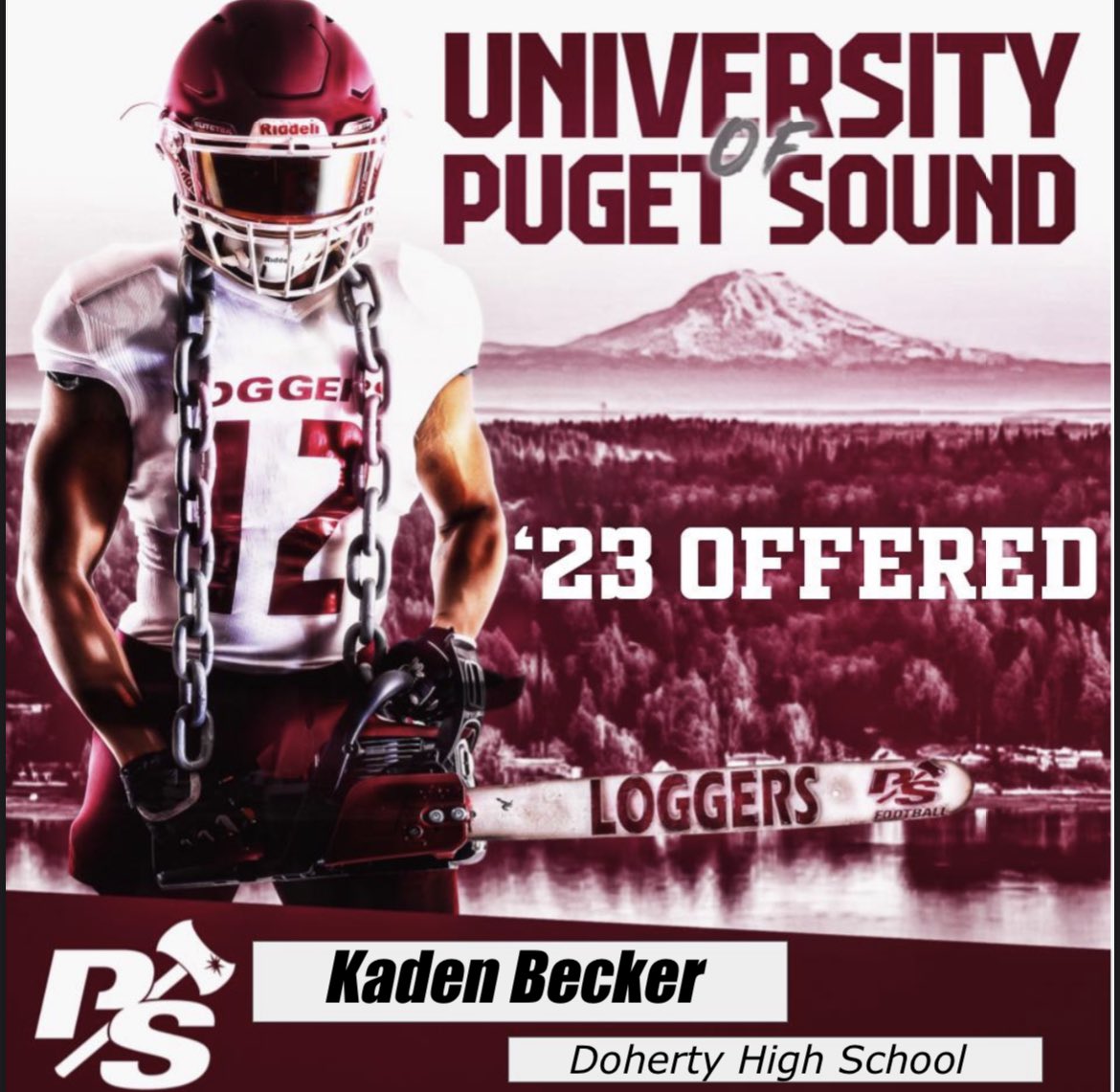 Kaden Becker (@kadenbecker11) on Twitter photo After a great conversation with <a href="/CoachCarskie/">David Carskie 🪓</a>, I am excited to announce I have received an offer to play collegiate football at <a href="/P_S_football/">Puget Sound Football</a>.
@DHS_SpartanFB <a href="/jenkins_elite/">Jenkins Elite</a> After a great conversation with <a href="/CoachCarskie/">David Carskie 🪓</a>, I am excited to announce I have received an offer to play collegiate football at <a href="/P_S_football/">Puget Sound Football</a>.
@DHS_SpartanFB <a href="/jenkins_elite/">Jenkins Elite</a>
