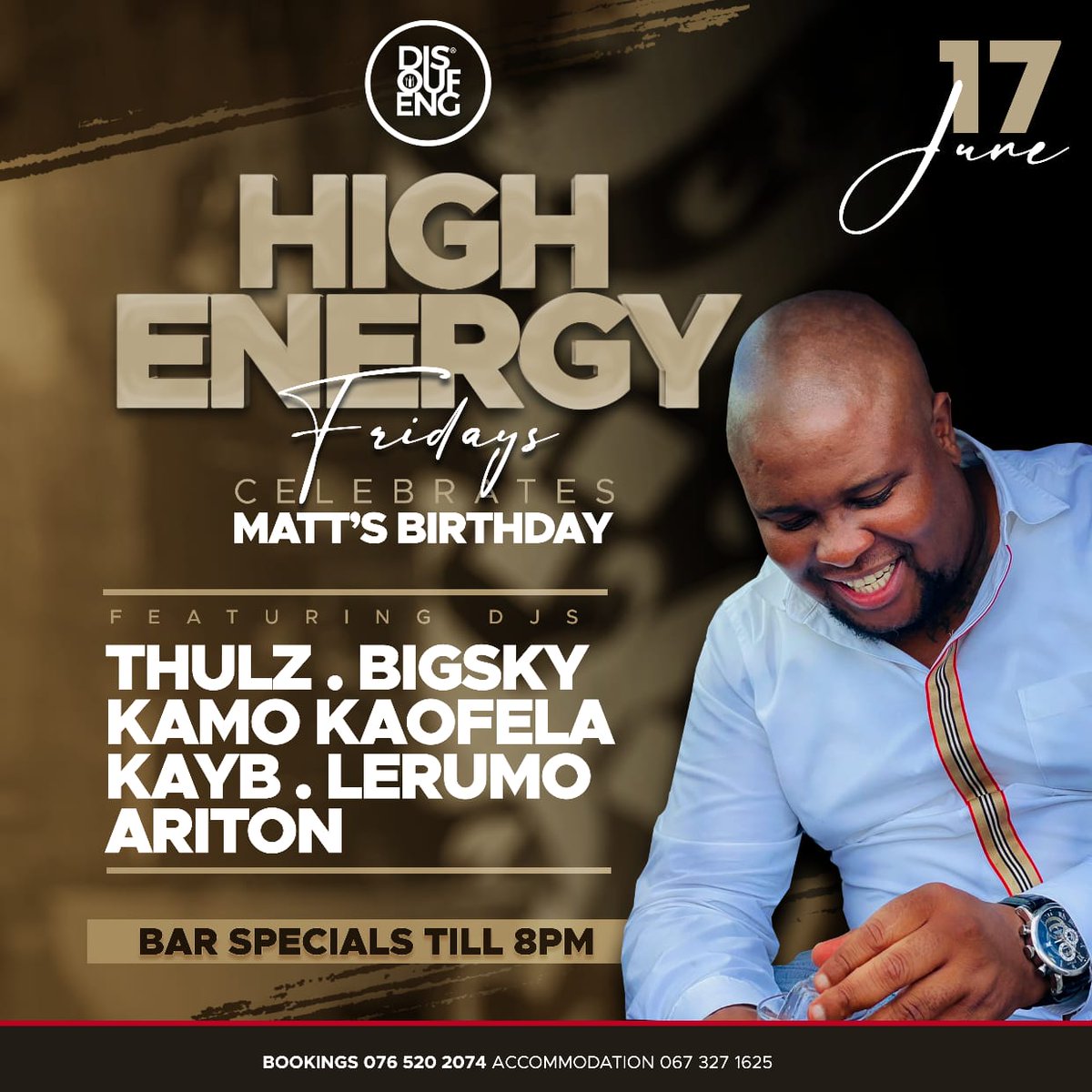CannaStoners's tweet image. Tonight at Disoufeng Lifestyle Pub. High Energy Friday every Friday.
Come joint and enjoy some nice sounds and good food. #disoufengpub
#cannastoners
#sowetostoners
#highenergyfridays
#Mmemberville
#Cidasa
#CannabisCommunity
#cityofjoburg
#soweto