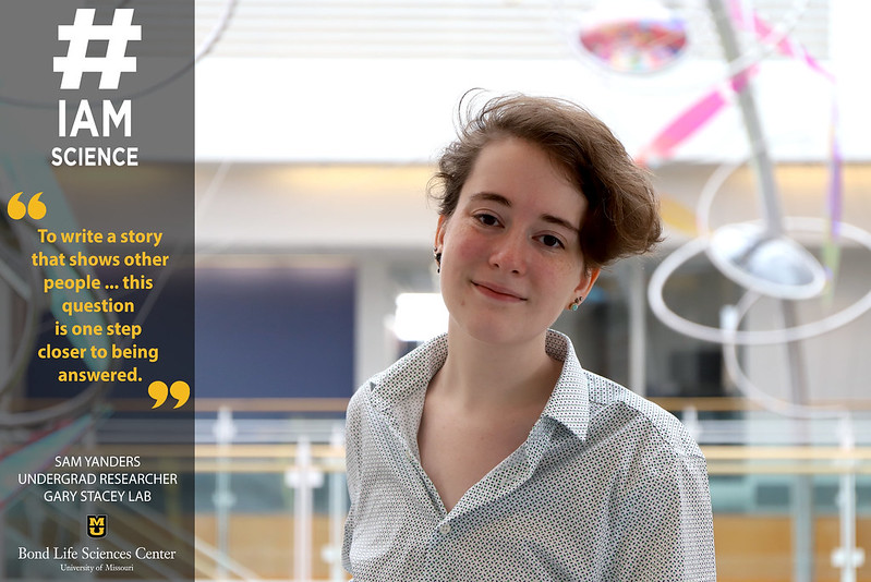 BondLifeSci's tweet image. An equally proficient researcher and communicator, undergraduate Sam Yanders presented her work on EATP to fellow scientists during the 2022 IPG Symposium. But her passion for plants extends beyond the lab to her herb garden.
🔗decodingscience.missouri.edu/2022/06/17/iam…
#IAmScience #MizzouResearch