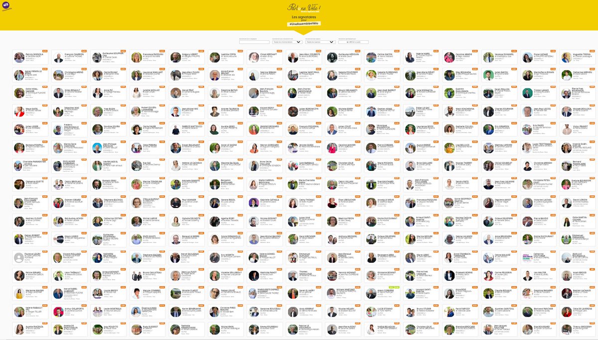 Premier bilan de l'action <a href="/parlonsvelo_fub/">Parlons Vélo</a> #ElectionsLegislatives la veille du 2⃣nd tour
⤵️⤵️
💪475 engagements pro🚲 dans 284 circos
😀260 qualifiés et 1 élu dans 203 circos
➡️55 circos avec un duel entre 2 engagés pour #UneAssembléeVélo 

👉Détails🔎📄 : elections.parlons-velo.fr/2022/legislati…