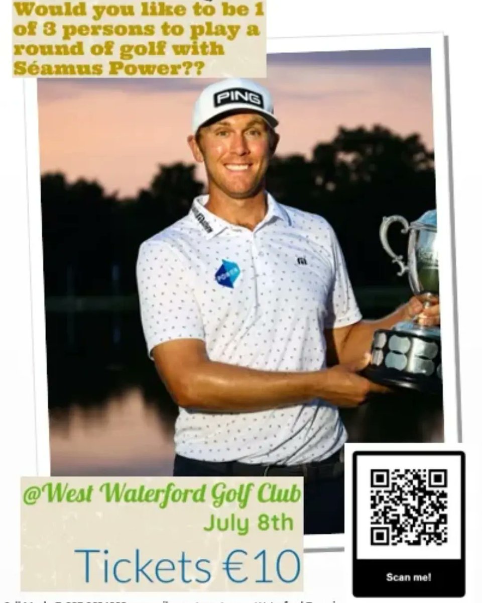 RoundWithSeamus's tweet photo. Fancy a round with Séamus Power in West Waterford Golf Club next month??
https://t.co/6LZxRyrsa0

@WaterfordGAA 
@WhelanGavin 
@ColliganGAA 
@AbbeycourtyGAA1 
@BrickeyRangers 
@Ballinameela 
@EastDeiseGAA
@NireFourmile
@DungarvanGAA 
@DungarvanObserv 
@DungarvanLeader 

Please RT https://t.co/zfti0xDggi