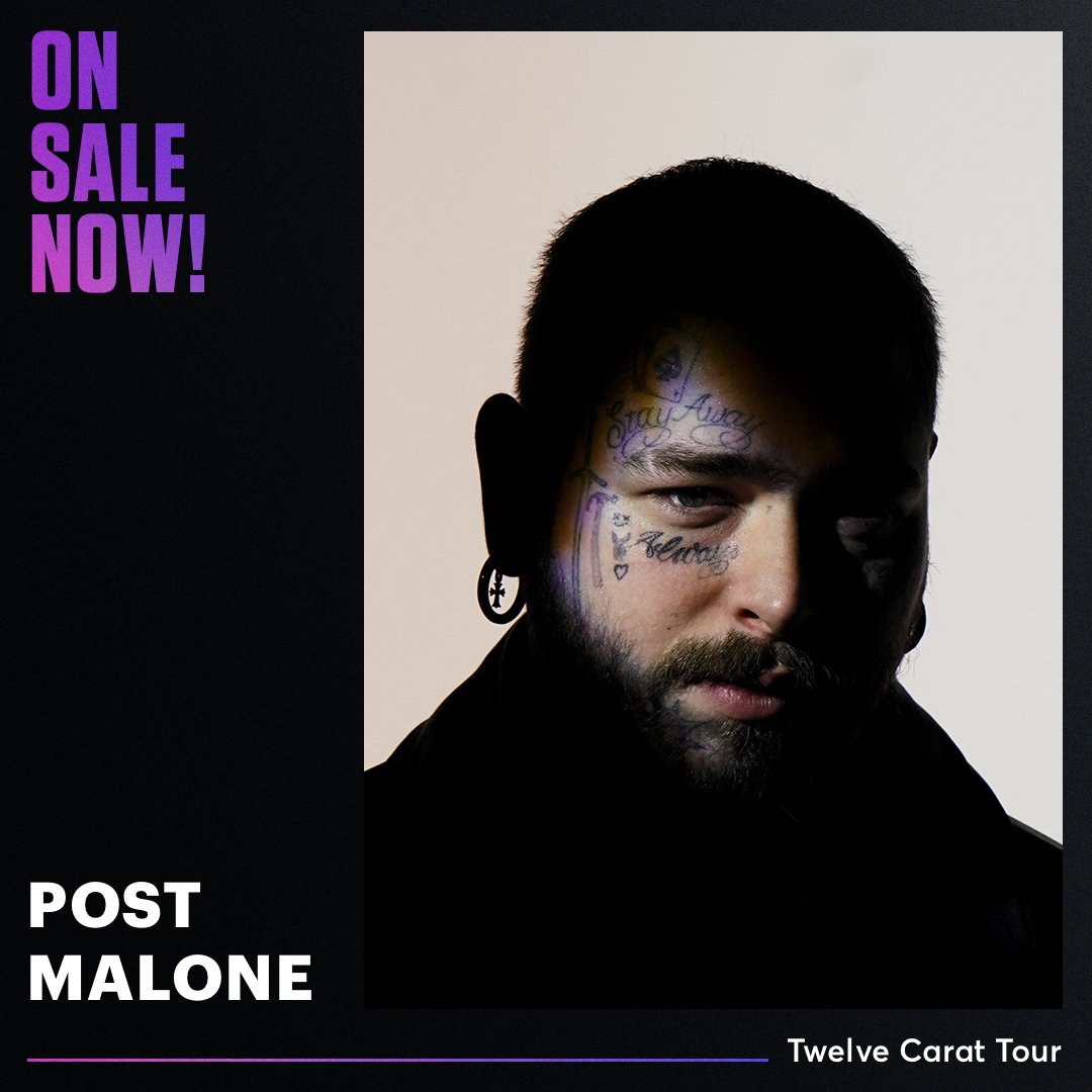 Ticketmaster on Twitter "Catch Post Malone live on his Twelve Carat