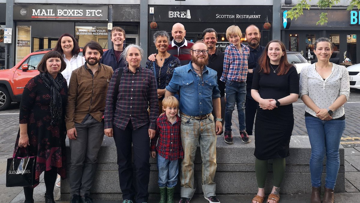 The Team is CalCon & it was wonderful to at last get so many of us together for some social time - faces old and new. Where better than @brealovefood - amazing food & service! Last restaurant we visited before covid & first we've returned to. #Scotland #food #eatlocal #ecology