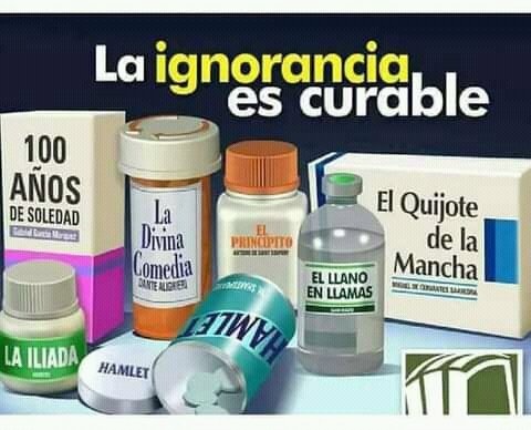 #NoCultiveslaIgnorancia
📚❤