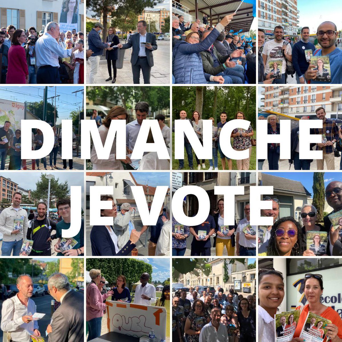 Ce soir c’est la fin de notre campagne #avecvous pour la 6e circonscription de l’Essonne.
Un immense merci à toutes celles et ceux qui se sont mobilisés avec détermination et passion à Massy, Palaiseau, Igny, Morangis, Wissous, Chilly-Mazarin.
Et maintenant, dimanche, #jevote !