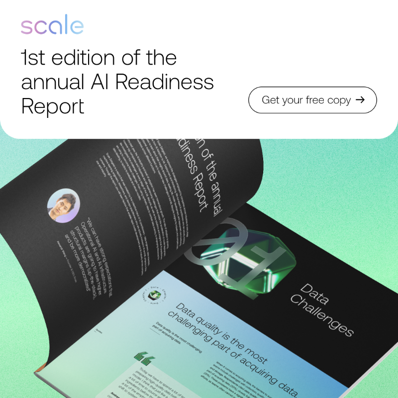 scale_AI's tweet photo. We recently surveyed 1,300+ ML professionals to uncover the most pressing challenges &amp; best practices in the ML lifecycle. 

The results are in, and even we were surprised by the findings. 🤔