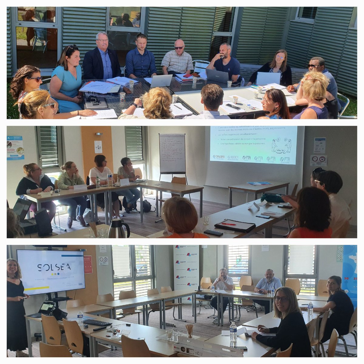 👉 SALLES DE REUNION : A la Pépinière d'entreprises on trouve toujours une solution pour vos rendez-vous pros individuels ou collectifs et quand il n'y a plus de place on investit notre terrasse 🌞