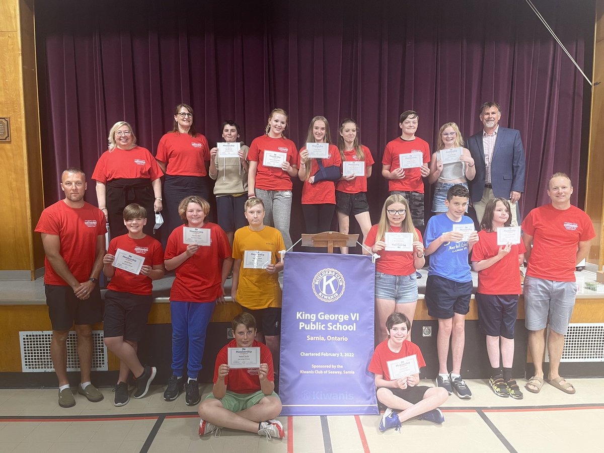 Our Gr. 7/8 Builders Club Induction Ceremony recognized students’ leadership and community service efforts. Thank-you to the Sarnia-Lambton Seaway Kiwanis, Mr. Bouma and Mr. Raiger for your support of this valuable program. <a href="/BuildersClub/">Builders Club</a> <a href="/Kiwanis/">Kiwanis</a>
