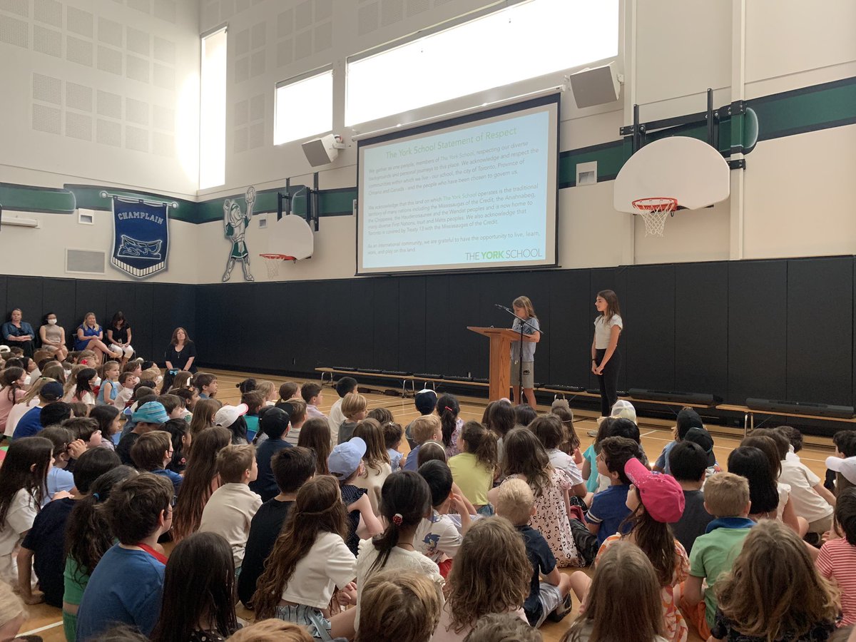 MrsLaschowski's tweet image. What an amazing Final Assembly @theyorkschool! Reminiscing on all the fun we had throughout the school year! #yorklearns