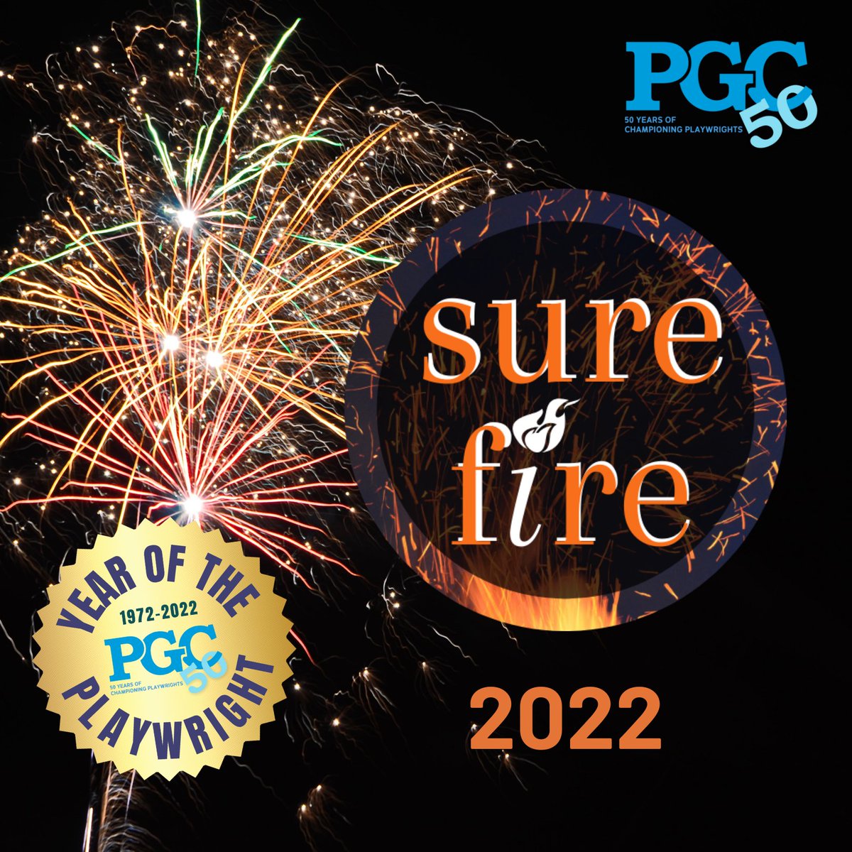 PGC’s Women’s Caucus announces the release of SureFire 2022, a special 50th Anniversary edition featuring unproduced and/or under-produced plays written by women, trans, non-binary and/or gender nonconforming artists in Canada. Check out the list here: bit.ly/3b96jja