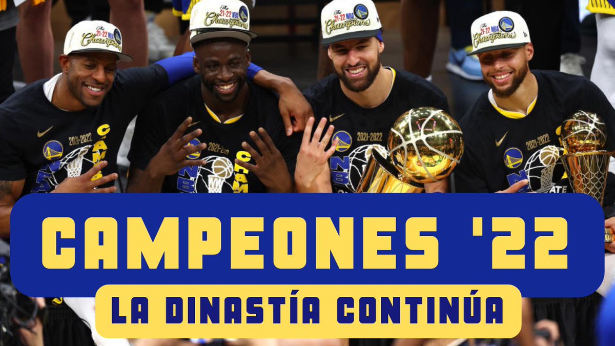 extrapassnba's tweet photo. El cuadragésimo vídeo del canal está dedicado a los campeones.

Golden State Warriors lograron ayer el anillo de la temporada 2022 sobre los Boston Celtics. Aquí las claves.

https://t.co/JbKXhPv1Nt https://t.co/BNFQwpPQgw