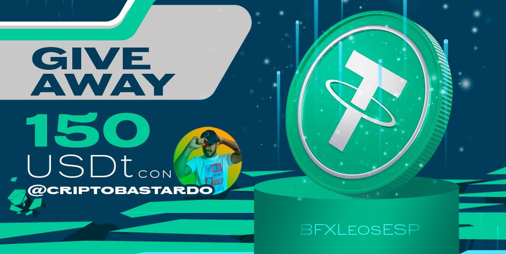 Un nuevo GIVEAWAY con los #BFXLeos de $150 en $USDT

Condiciones:
1. Like + RT a este tweet
2. Sigue a @BFXLeosESP 
3. Etiqueta a dos amigos en este tweet usando el hashtag #BFXLeos

Mientras más etiquetes, más chance tienes de ganar.
#ad