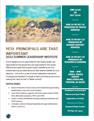 AdeleT75's tweet photo. YES! PRINCIPALS ARE THAT IMPORTANT...An amazing 3 days with our school site leaders, during our Summer Leadership Institute.  "School leaders are not responsible for the results; leaders are responsible for the people who are responsible for the results." https://t.co/4vgMcWRkFx