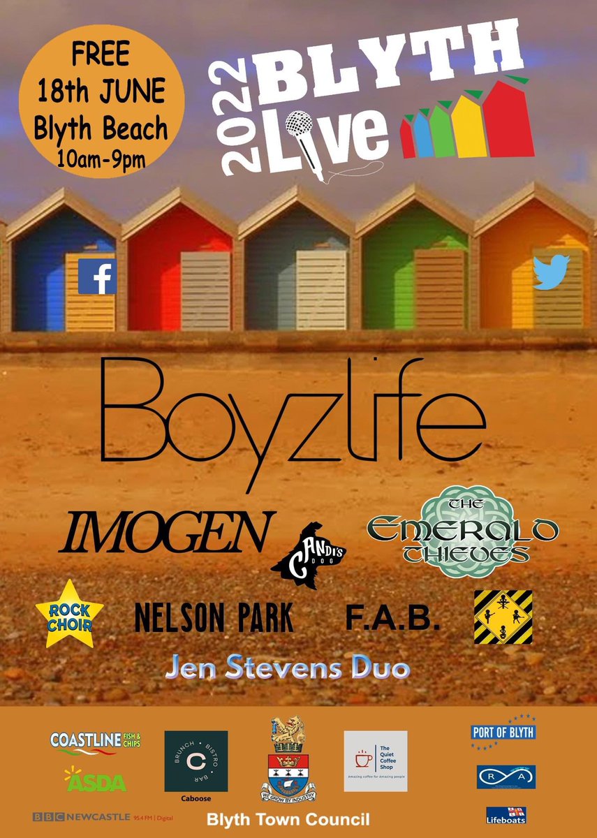 Tomorrow I’m in Blyth for this free music festival! Boyzlife are headlining, and I’ll be there too with an abundance of <a href="/Alana_Spencer_/">RidiculouslyRichbyAlana</a> treats for you to enjoy, alongside the music!