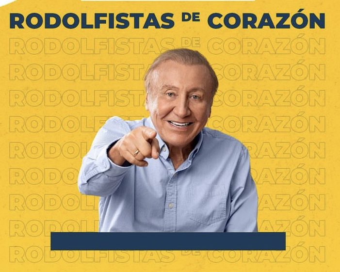 HernandoVisbal's tweet photo. Un SÍ a la #democracia @ingrodolfohdez ¡SALVE USTED LA PATRIA!
#ColombiaDecide #Elecciones #Vota https://t.co/3FMsDyCSUU
