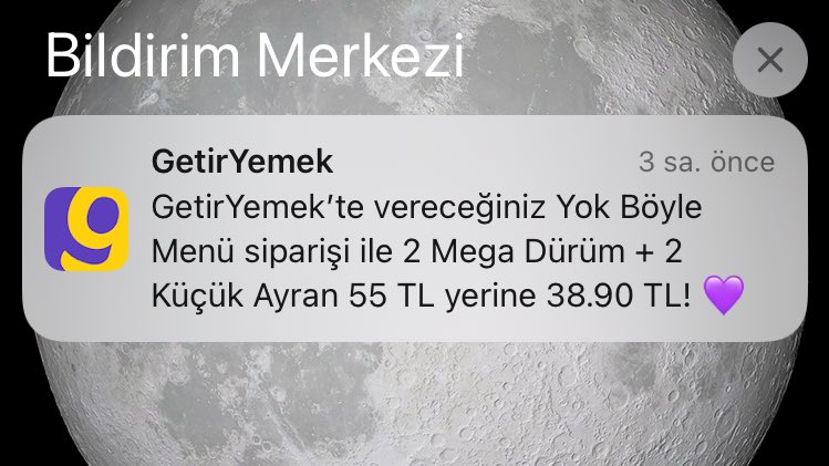 Şunu isteyemiyorum çünkü iki kişilik:/