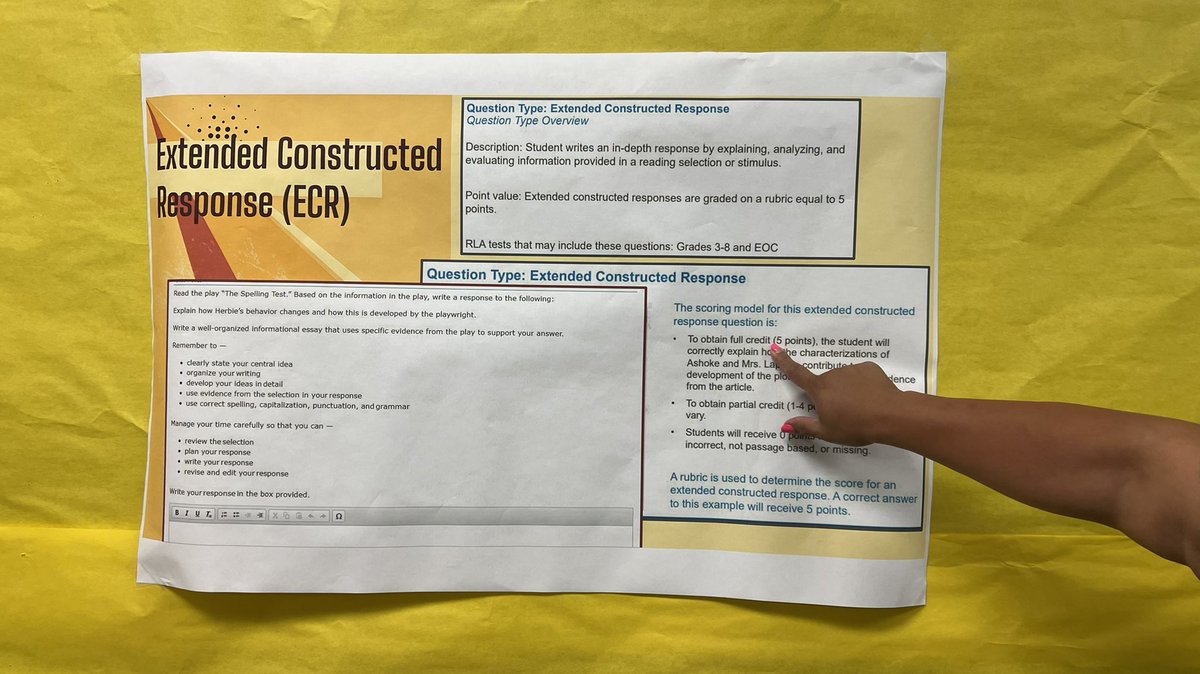 Nici42's tweet photo. Gallery walk to learn about the new STAAR item types. @pisdesela #pisdslc2022 #partialcredit #crosscurricular https://t.co/liO8HEOsce
