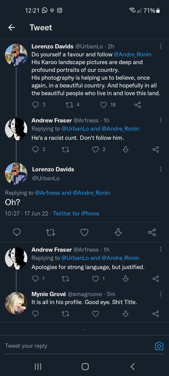 Andre_Ronin's tweet photo. Me and my racist photographs and poetry 🙄😅 https://t.co/PPSRfzZd5r