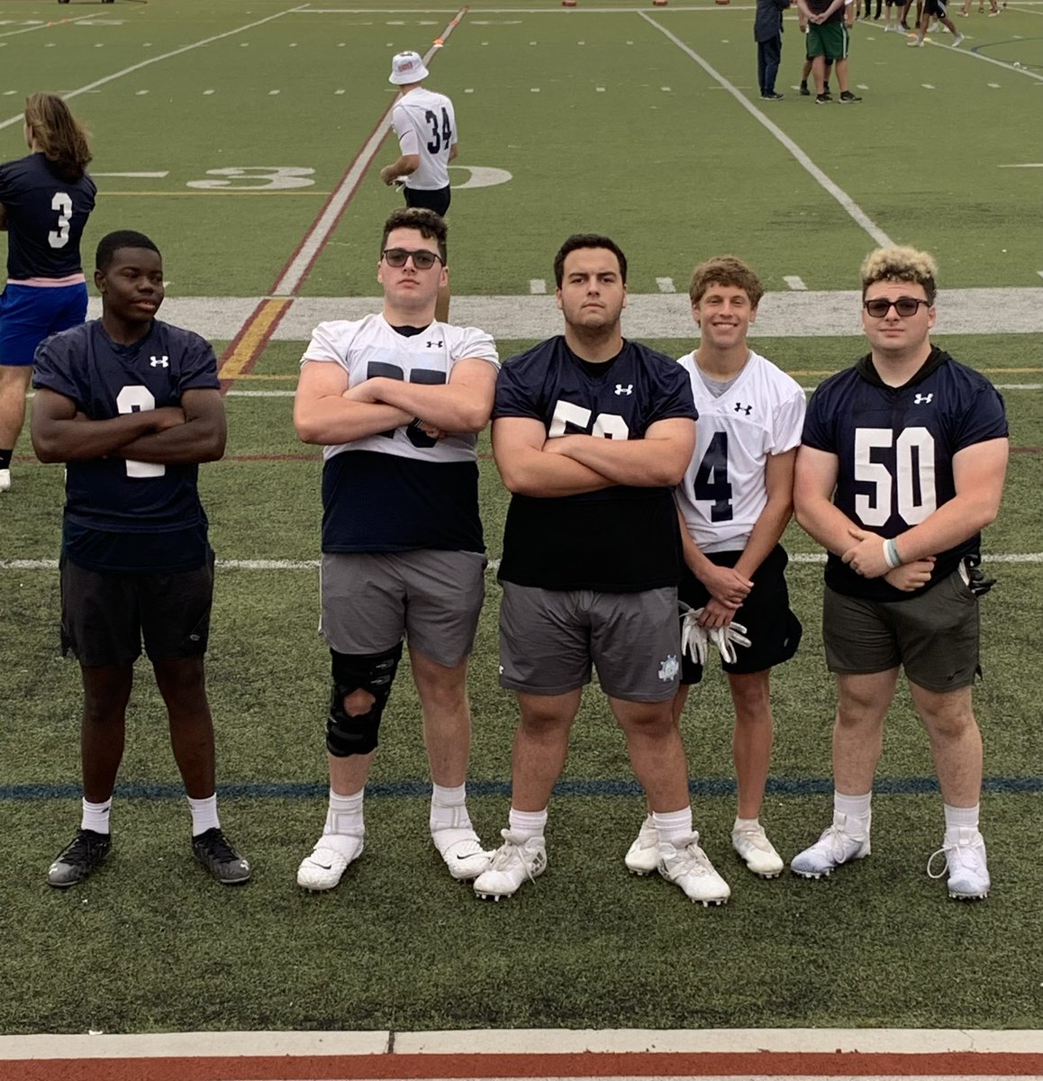 peter_staltare's tweet photo. Last night was awesome at the SUNY Maritime camp. The view was even better! @Coach_Blount @CoachSterling64 @Andy_Rondeau_1 https://t.co/ItEkLAXota