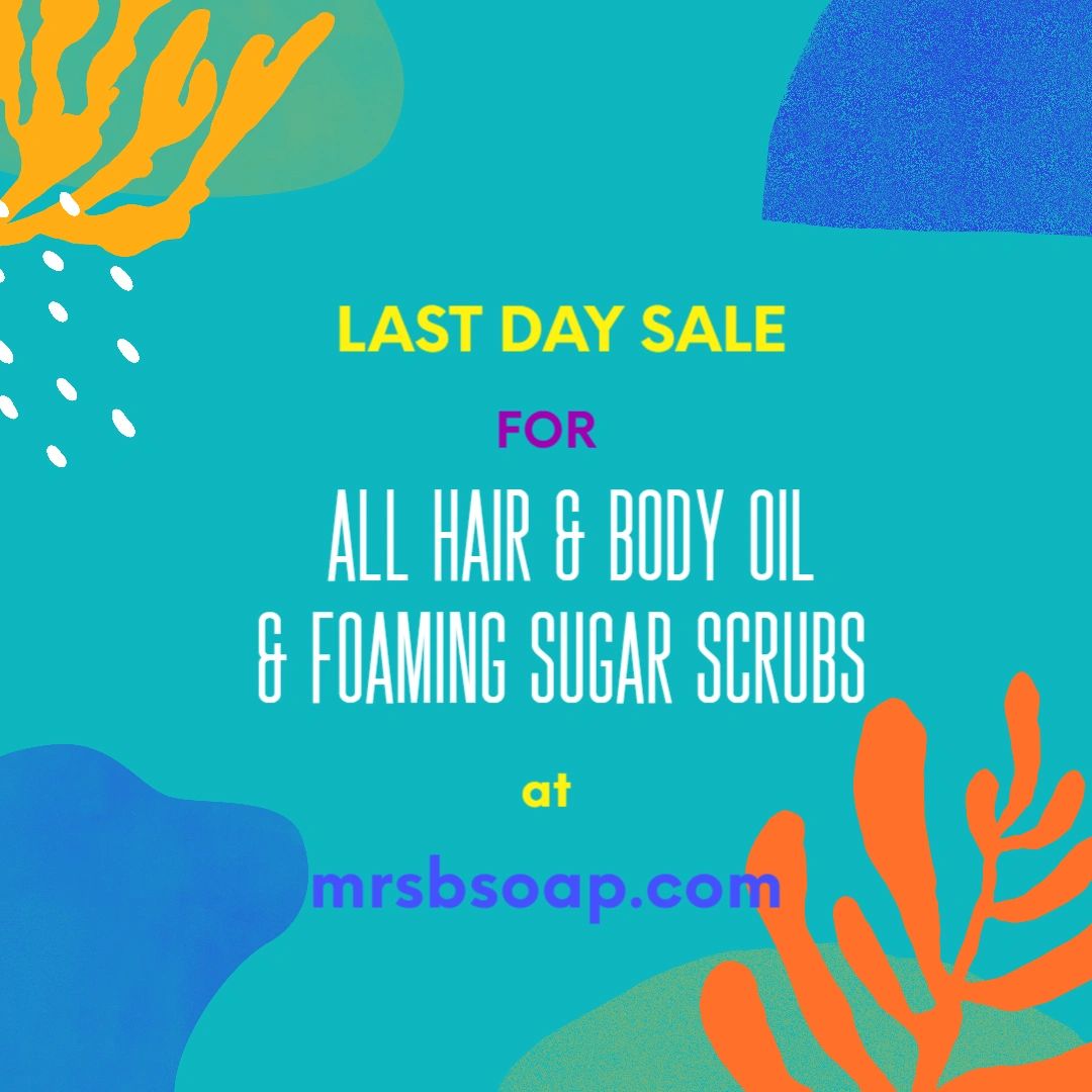 mrsbsoap's tweet photo. Today is the LAST DAY to catch this #SALE

#DISCOUNT #smallbusiness #fyp #smallbiz #scrub #exfoliate #exfoliation https://t.co/4sbqjQ8Vsh