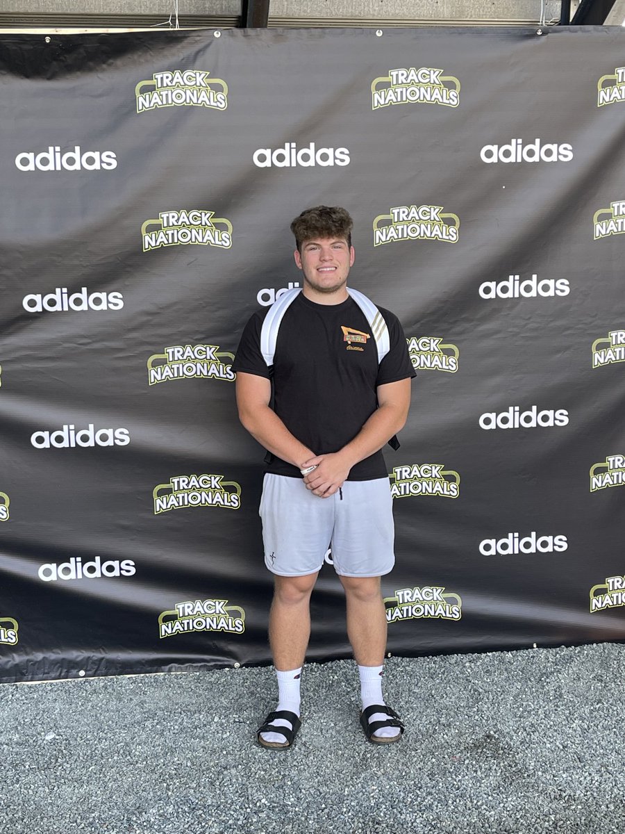 WellsDoug's tweet photo. 2022 Adidas Outdoor Track Nationals Greensboro, NC. Good luck Gavin. It’s #hammertime https://t.co/llEdfDa95D