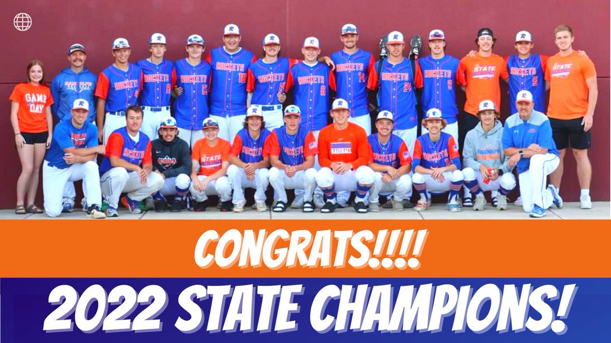 Congrats to <a href="/RandolphBB/">Randolph Baseball</a> on your 2022 STATE CHAMPIONSHIP🚀🚀🚀