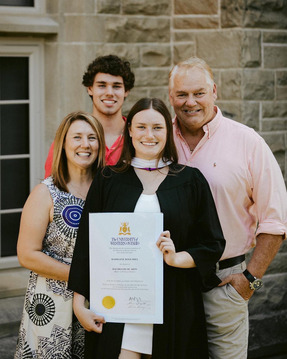 Congratulations <a href="/MaddieH68717407/">Maddie Hill</a> proof Omega 3 pork supports brain development! #highestgraduatingaverageinfaculty <a href="/WesternU/">Western University</a> #chancellorsaward <a href="/WesternMustangs/">Western Mustangs</a> #varsityathlete