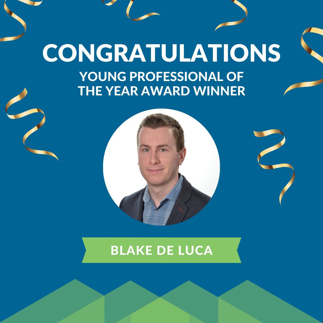 We are pleased to share that Blake De Luca was named “Young Professional of the Year” at the Guelph Awards of Excellence. Please join us in congratulating Blake on this esteemed honour.
 
#GuelphAwardsofExcellence #Guelph #YoungProfessionaloftheYear @GuelphChamber