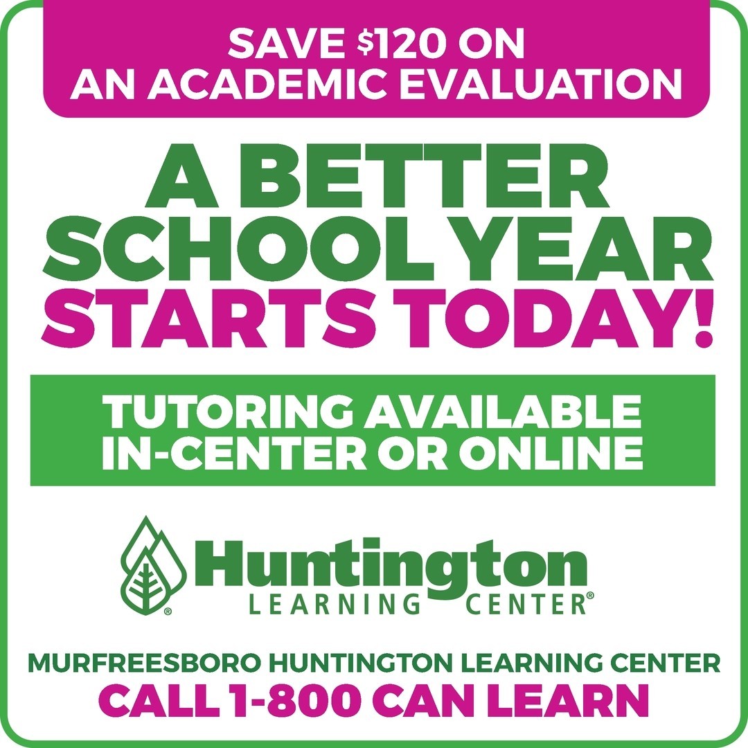 HLCMurfreesboro's tweet photo. Save Big Today at Huntington Learning Center. https://t.co/moLg4M3qME