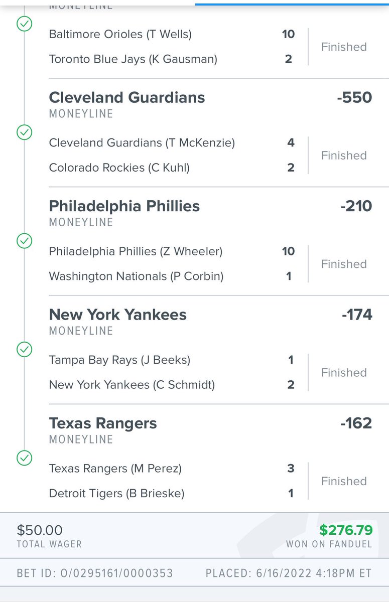 annonparlays's tweet photo. Cash Me Out!!! Lovely way to end the night yesterday I 🖤 Baseball Season 🗣🗣🗣 ✅😩🏦

#GamblingTwitter #BaseballTwitter #PropBets #BaseballBets #MLB #SportsBets https://t.co/yKuD6kvKAa