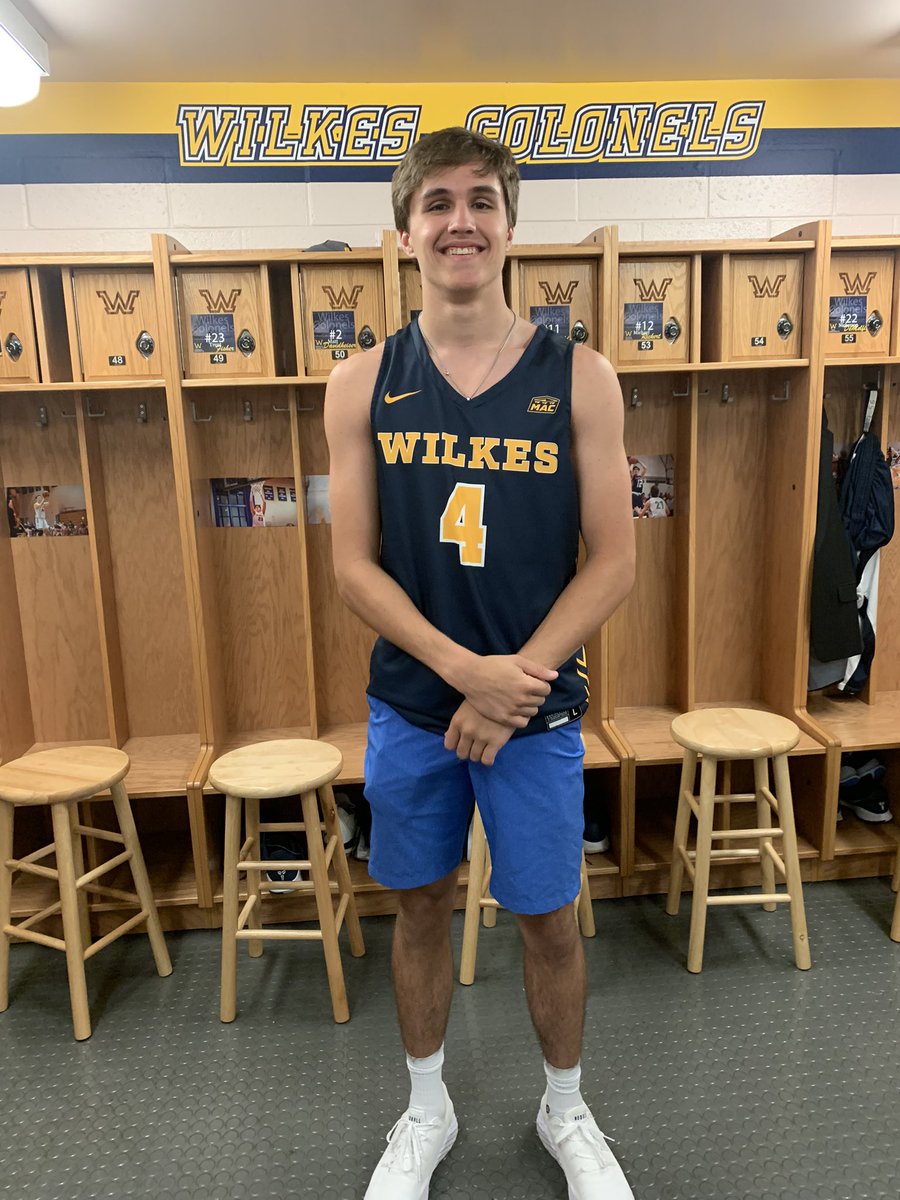 EliYusavage's tweet photo. Thank you @Wilkes_BBall for having me down on a visit today. My parents and I loved campus and all the kind words!! @IzziMetz @the_mason_gross https://t.co/W83VDpzD9D