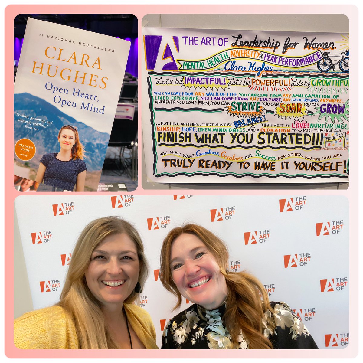 A pleasure meeting @clarahughes   You are welcome to visit @MargueriteHCDSB anytime.  @CPCOofficial #mentalhealthmatters #THEARTOF