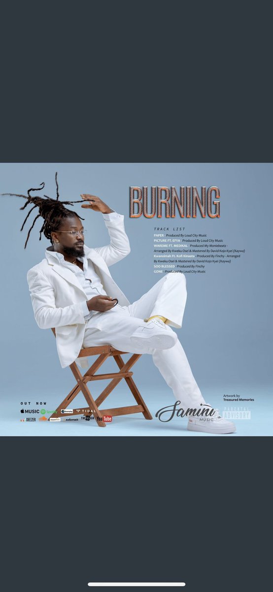 naoseikwame's tweet photo. Listen to Burning - EP by Samini on Boomplay. https://t.co/dBQknYlEaK
🔥🔥🔥🔥🔥🔥

@samini_dagaati https://t.co/0JERq9UxJg