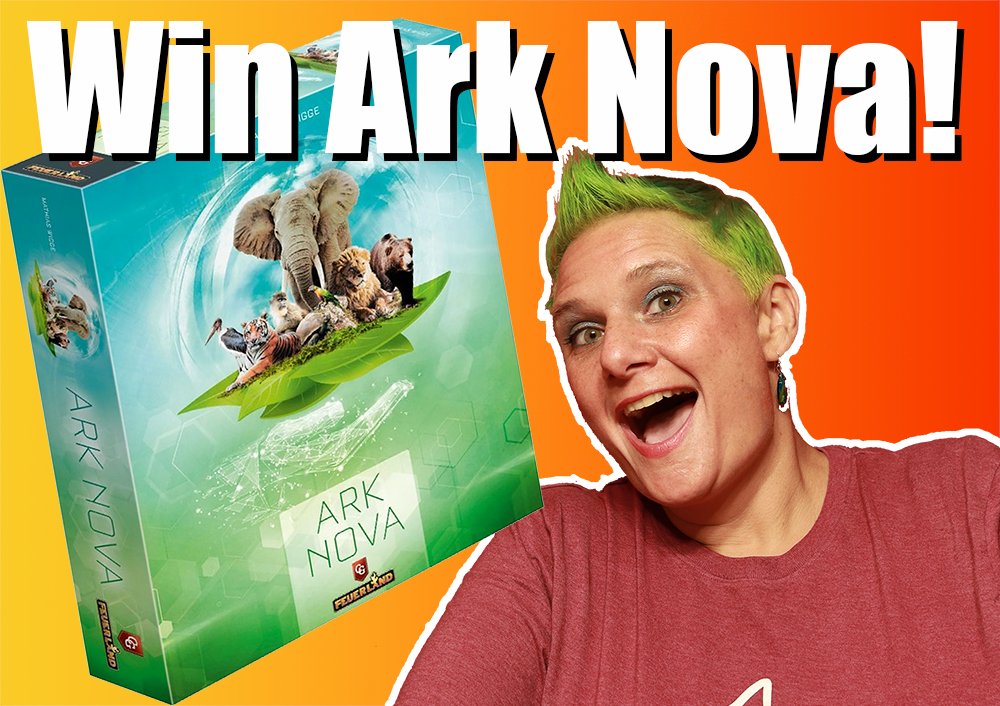 We are giving away a free copy of Ark Nova! #free #boardGame #arknova