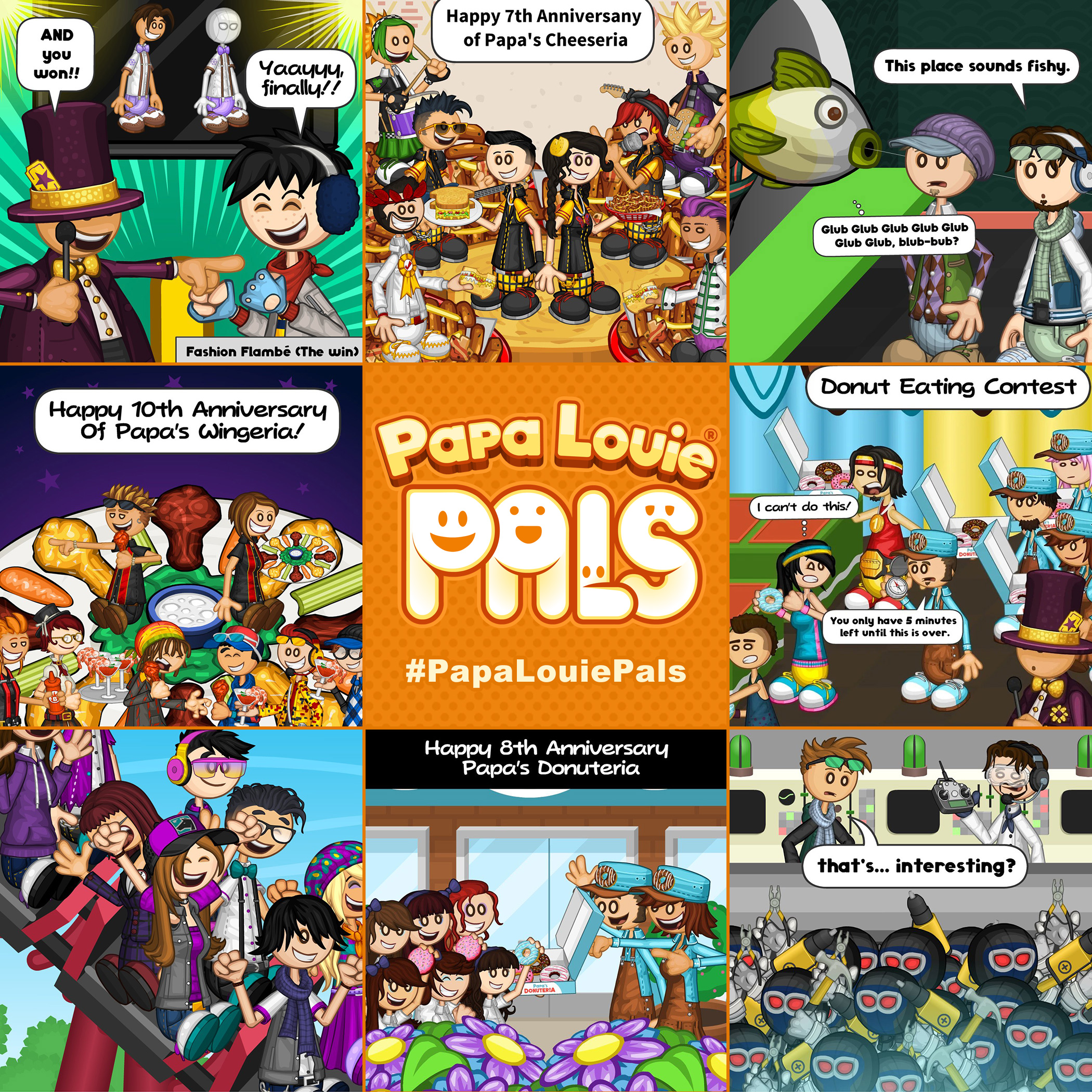 Papa Louie Pals: Scenes and a Preview! - Flipline Studios