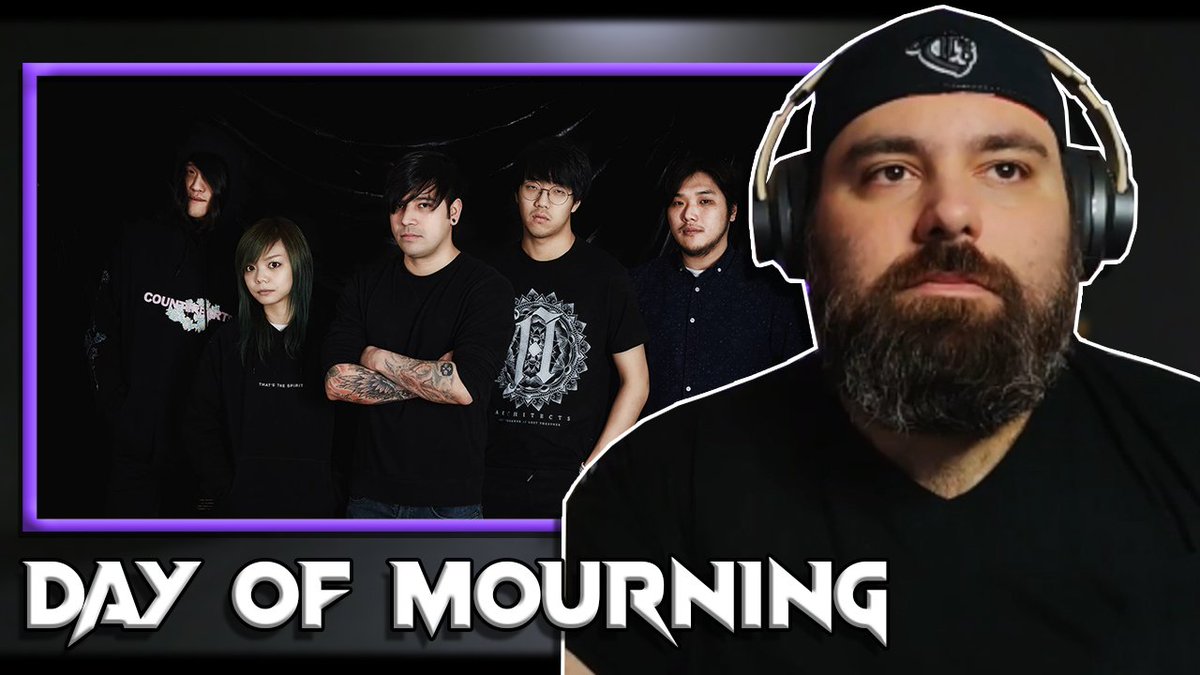 We discovered <a href="/Day_of_Mourning/">Day of Mourning</a>  during our #travelthroughsouthkoreanmusic on #twitch and they became already one of my favorites so far.
Check out my #reaction on #youtube here: youtu.be/nsjGZ-Bfygk 

#metalcore