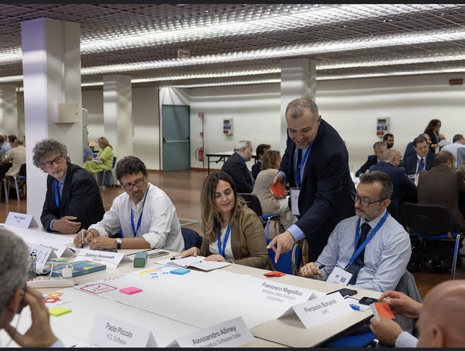 TIM_Enterprise's tweet photo. Si conclude oggi il #ForumPA2022: l’evento di @FPA_net e @Digital360Group dedicato alla #PA. 
#TIM ha partecipato come main partner con @OlivettiOnline, @Noovle_SpA e #Telsy, raccontando le iniziative del #GruppoTIM a supporto della #Digitalizzazione del Paese. #TIMBusiness2B https://t.co/xlKL3NMYQP