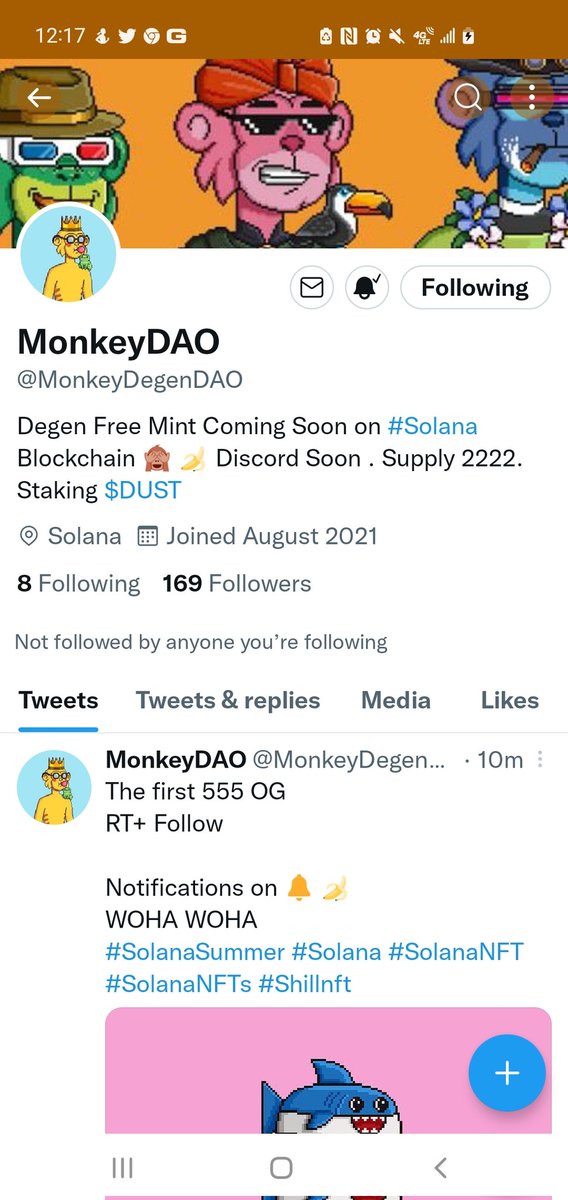 mickeyg54's tweet photo. @MonkeyDegenDAO Lfg! https://t.co/VSlindIIkA