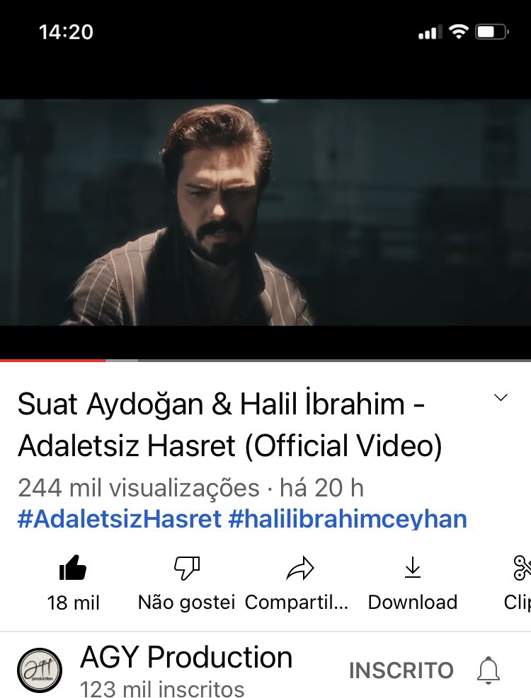 📣 244 mil , BORA ASSISTIR.                   youtu.be/tyR17p9P-7I. #HalilİbrahimCeyhan