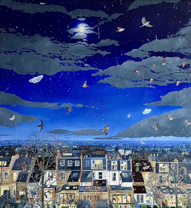 womensart1's tweet photo. Through the Windows, 2021, oil on canvas by UK artist Emma Haworth #WomensArt https://t.co/UBaYGJ8zJ0
