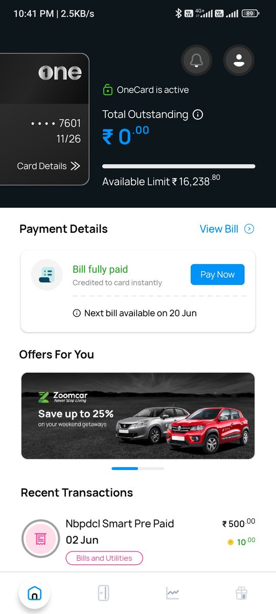 f0ff6cb8b3fd4aa's tweet photo. 17 days  hi gaya aur abhi tak mera problem solved nhi hua h @GetOneCardIN  
Help me out https://t.co/wy1ogFsj7X