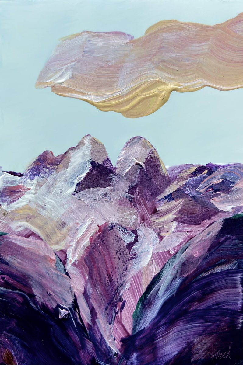 GM 🤍 finally back in the studio today - thanks to you all for keeping my spirits up when Covid had me down 🙌🏻

‘The sky purples morning and evening,
a red rose growing older.
I gallop after purple’
- Adélia Prado

The Lions | 0.05 $ETH
<a href="/opensea/">OpenSea</a> link below