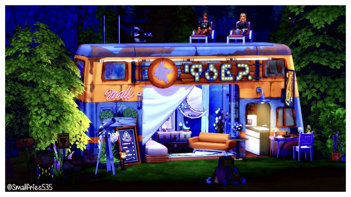 smallfries535's tweet photo. Functional home using the Bar bus from the new Werewolves pack!
 
Available in my gallery @Smallfries535
Instagram: @smallfries535  (nocc builds) 

 #TheSims4Werewolves #ShowUsYourBuilds @TheSims @TheSimCommunity @SimGuruNinja #nocc #werewolves https://t.co/y7Luivy13m
