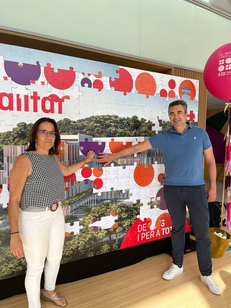 albertopascualm's tweet photo. Hoy hemos asistido a la inauguración del #SJDPediatricCancerCenter. Estamos muy orgullosos de haber contribuido desde hace 4 años a financiar proyectos de investigación de #neuroblastoma en el laboratorio dirigido por Jaume Mora. Un sueño hecho realidad. Gracias! https://t.co/c3btXVNce7